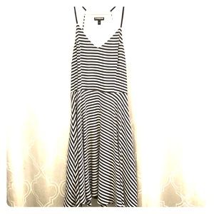 Express - Aline Striped Swing Dress